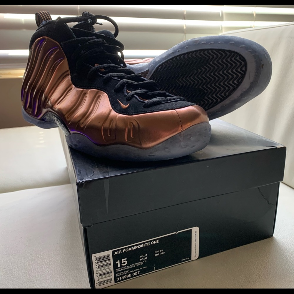 Size 15 Copper Nike Foamposites